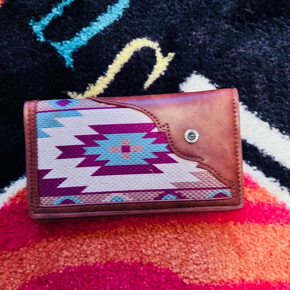 Western tote bag with matching wallet - Picture 6 of 11